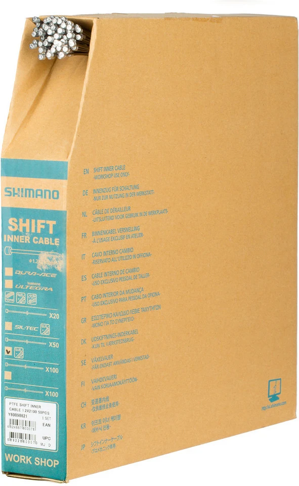 Shimano Schaltzug Edelstahl - 100 Stück 3 Shimano Schaltzug Edelstahl - 100 Stück