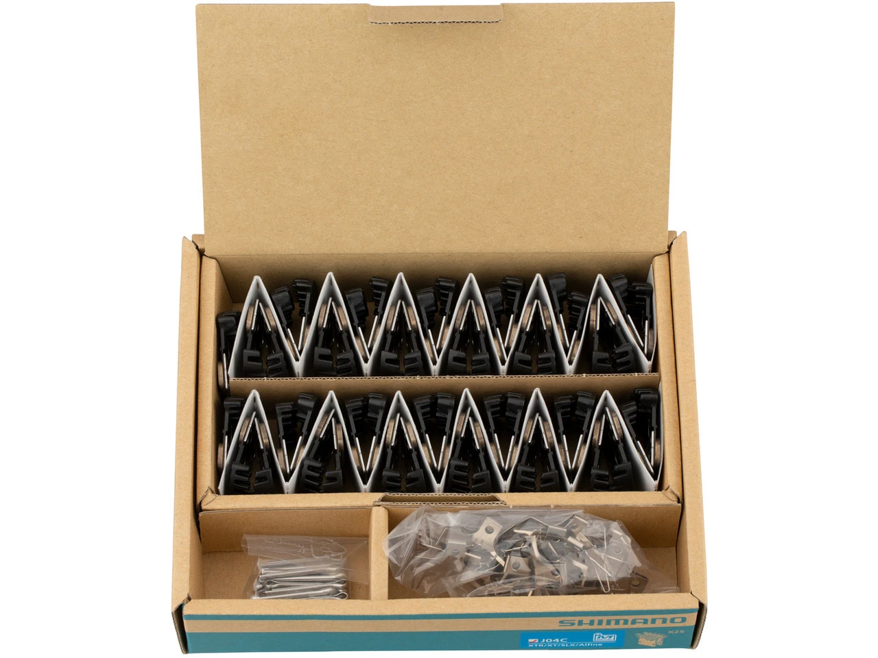 Shimano Bremsbeläge J04C Für XTR, XT, SLX, Alfine - 25 Paar 4 Shimano Bremsbeläge J04C Für XTR, XT, SLX, Alfine - 25 Paar – Bild 2