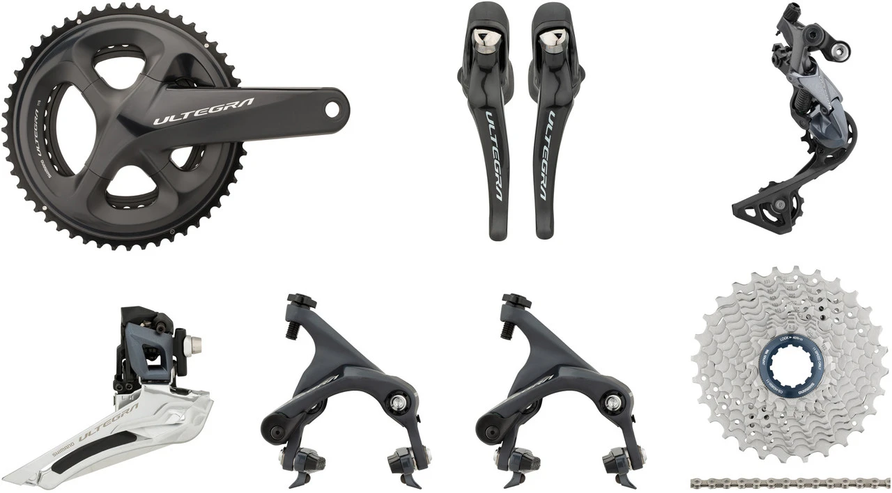 Shimano Ultegra R8000 Gruppe 2x11 39-53 Mit Direct Mount (HR Sitzstrebe) 3 Shimano Ultegra R8000 Gruppe 2x11 39-53 Mit Direct Mount (HR Sitzstrebe)