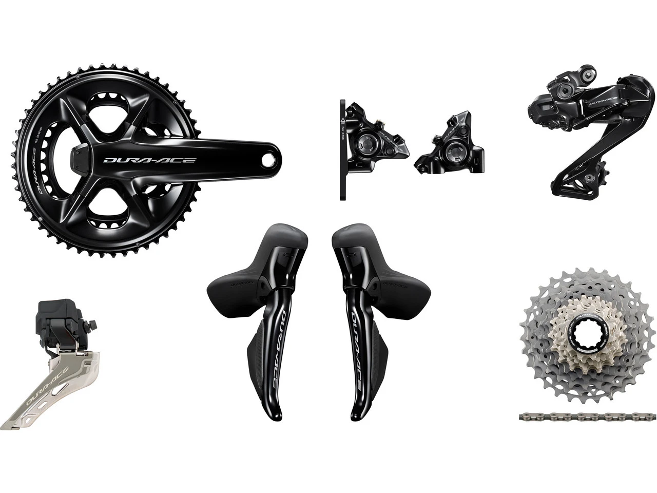 Shimano Dura-Ace Di2 R9250 Powermeter Gruppe 2x12 34-50 Mit Scheibenbremse 3 Shimano Dura-Ace Di2 R9250 Powermeter Gruppe 2x12 34-50 Mit Scheibenbremse